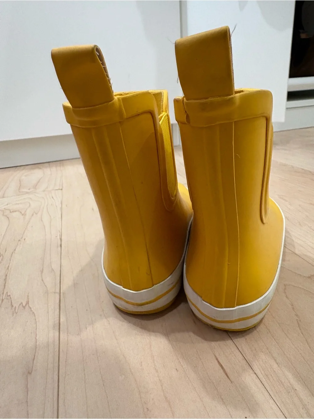 J. Crew Kids Yellow Pull-On Rain Boots
